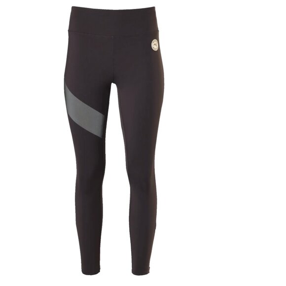 Tracksmith NDO Running Tights  Black Gray Athletic Leggings s small winter - Picture 1 of 7